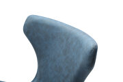 Easton swivel leisure chair, blue water proof fabric by Whiteline  additional picture 3