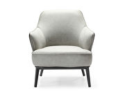 Sunizona leisure chair in light gray water proof fabric by Whiteline  additional picture 2
