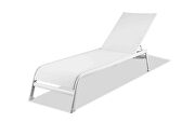 Sunset indoor / outdoor chaise lounge white aluminum base additional photo 2 of 1