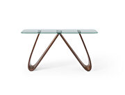 10mm clear tempered glass top console table by Whiteline  additional picture 2