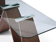 10mm clear tempered glass top console table by Whiteline  additional picture 4