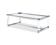 Brianna acrylic coffee table by Whiteline  additional picture 4