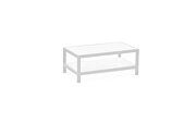 The angelina coffee table white aluminum frame by Whiteline  additional picture 2