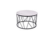 Zeus coffee table white ceramic top by Whiteline  additional picture 4