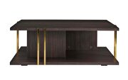 Evelyn square coffee table wenge veneer by Whiteline  additional picture 2