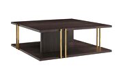 Evelyn square coffee table wenge veneer by Whiteline  additional picture 3