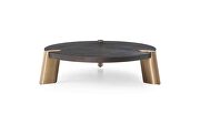 Mimeo round coffee table, wengee veneer top by Whiteline  additional picture 2