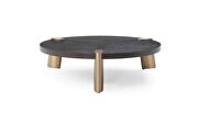 Mimeo round coffee table, wengee veneer top by Whiteline  additional picture 3