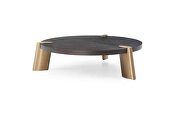 Mimeo round coffee table, wengee veneer top by Whiteline  additional picture 4