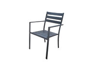 Denver outdoor gray dining armchair set of 4 additional photo 2 of 2