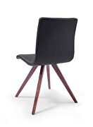 Olga dining chair black faux leather additional photo 2 of 2