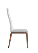 Ricky dining chair white faux leather additional photo 3 of 3