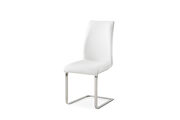 Katrina dining chair white faux leather additional photo 3 of 3