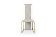 Sumo dining chair, natural adore beige fabric additional photo 3 of 3