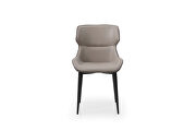 Light/ dark gray faux leather dining chair by Whiteline  additional picture 2