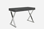 Elm desk large, high gloss gray by Whiteline  additional picture 2