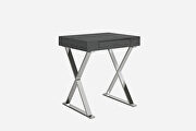 Elm desk large, high gloss gray by Whiteline  additional picture 3