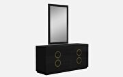 Eddy dresser double high gloss black by Whiteline  additional picture 3