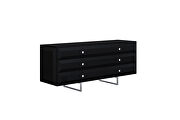 Abrazo dresser, high gloss black by Whiteline  additional picture 2