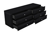 Abrazo dresser, high gloss black by Whiteline  additional picture 3