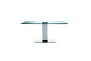 Dining table with clear tempered glass top by Whiteline  additional picture 2