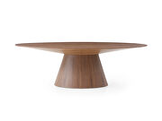 Oval dining table, walnut veneer additional photo 2 of 3