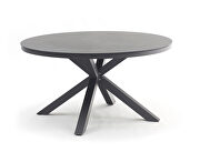 8mm glass ceramic finish round top outdoor dining table by Whiteline  additional picture 2