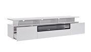 Tv unit high gloss white by Whiteline  additional picture 3