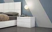Anna nightstand large high gloss white by Whiteline  additional picture 2