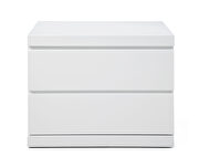Anna nightstand small high gloss white by Whiteline  additional picture 3