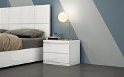 Anna nightstand small high gloss white by Whiteline  additional picture 4