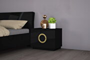 Night stand small high gloss black additional photo 2 of 1
