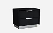 Night stand high gloss black by Whiteline  additional picture 2