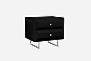 Night stand, high gloss black by Whiteline  additional picture 2