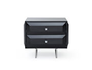 Night stand, high gloss black by Whiteline  additional picture 4