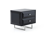 Night stand, high gloss black by Whiteline  additional picture 5