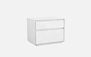 Night stand high gloss white by Whiteline  additional picture 2