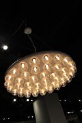 Pendant lamp in white metal and glass bulbs by Whiteline  additional picture 2