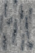 Gray/ blue decorative acrylic rug by Whiteline  additional picture 3