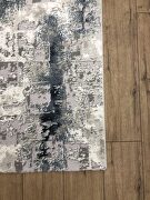 Gray/ blue decorative acrylic rug by Whiteline  additional picture 5