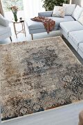 Multicolor finish vintage decorative polyester rug by Whiteline  additional picture 2