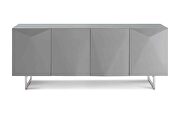 Buffet high gloss gray by Whiteline  additional picture 2