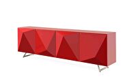 Buffet high gloss red by Whiteline  additional picture 3