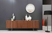 Buffet large, walnut veneer by Whiteline  additional picture 5