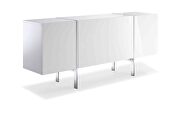 Buffet small, high gloss white by Whiteline  additional picture 2