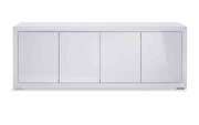 Buffet 4 door in high gloss white by Whiteline  additional picture 2