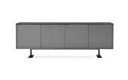 Buffet high gloss dark gray, metal base by Whiteline  additional picture 4