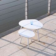 Indoor/outdoor small side table kidney style by Whiteline  additional picture 2