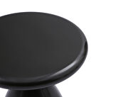 Black metal structure side table by Whiteline  additional picture 5