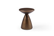 Brushed bronze metal structure side table by Whiteline  additional picture 5